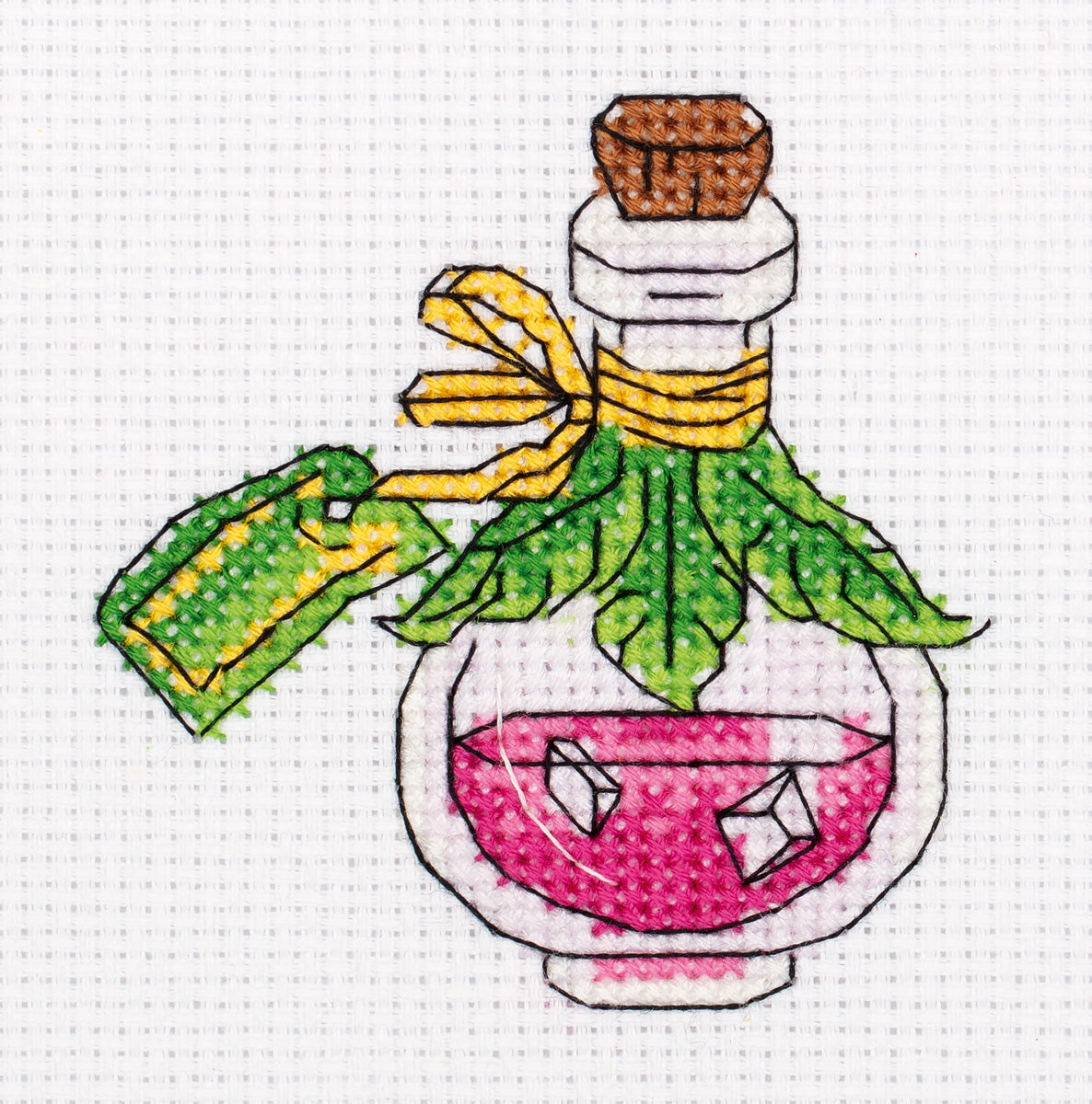 Klart counted cross stitch kit "Potion Bottle" - TimeToCraft