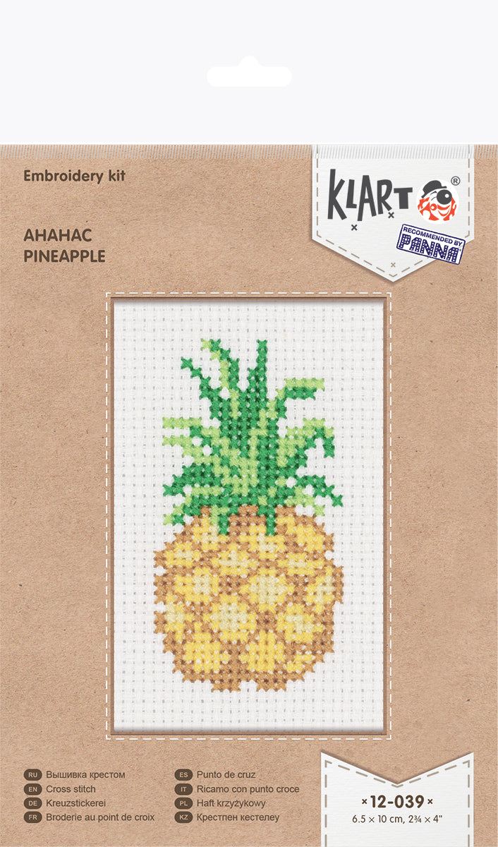 Embroidery Kit - Pineapple - TimeToCraft