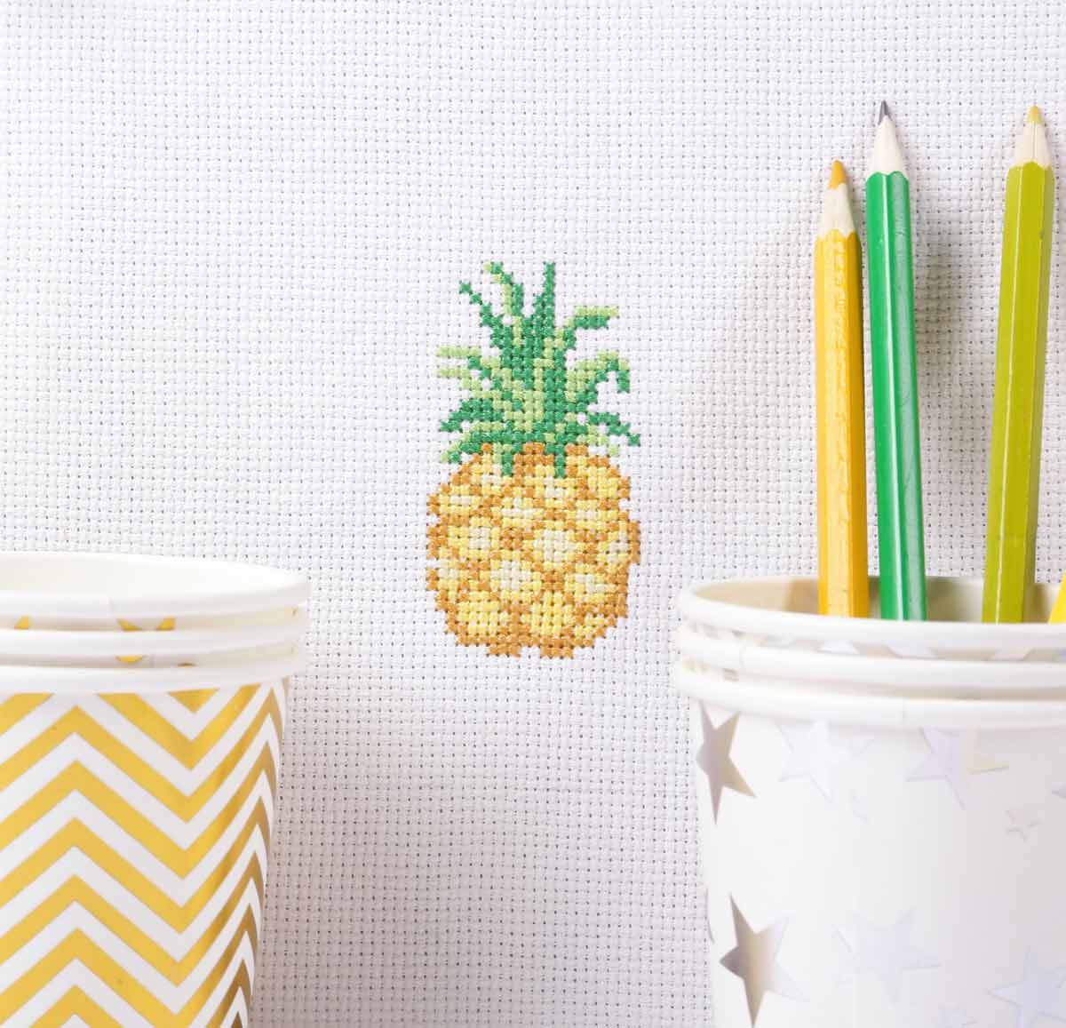 Embroidery Kit - Pineapple - TimeToCraft
