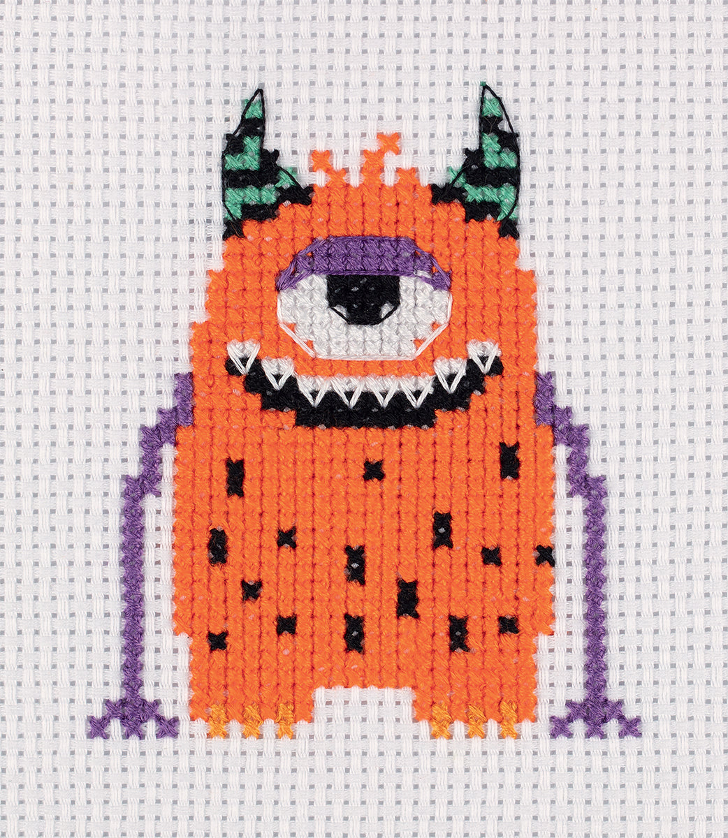 Buy Set for Cross Stitching Little Monster Klart - TimeToCraft