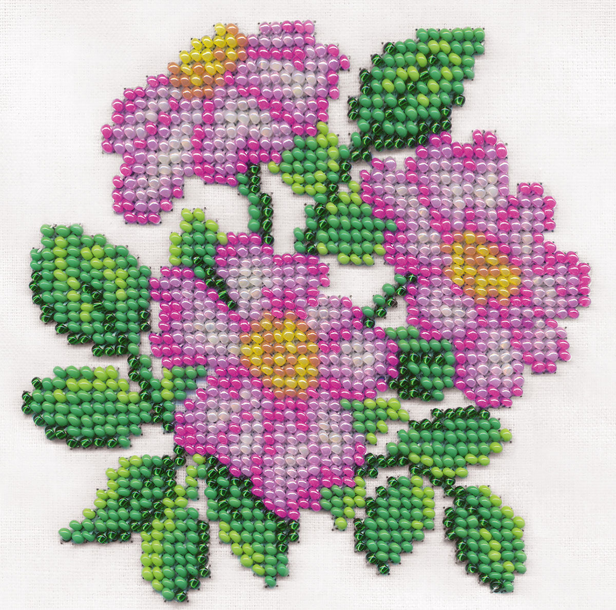 Klart beads stitching kit "Fragrant wild rose" - TimeToCraft