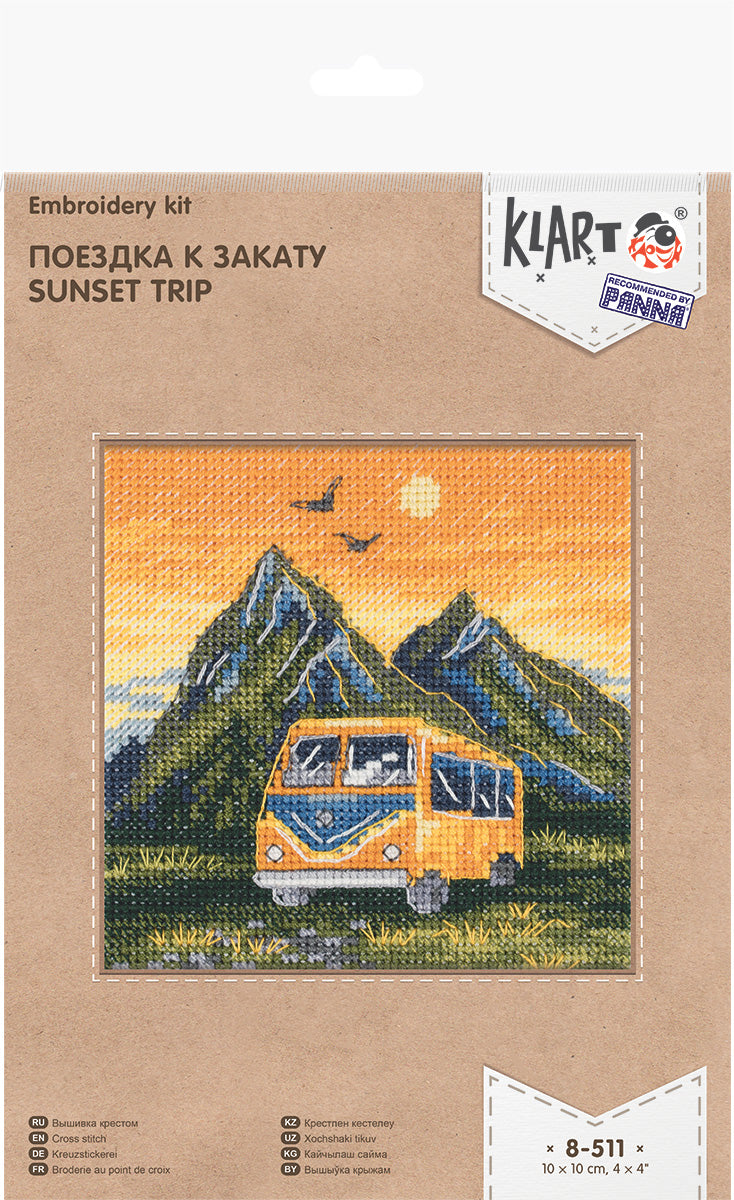 Sunset Trip Cross Stitch Kit - TimeToCraft