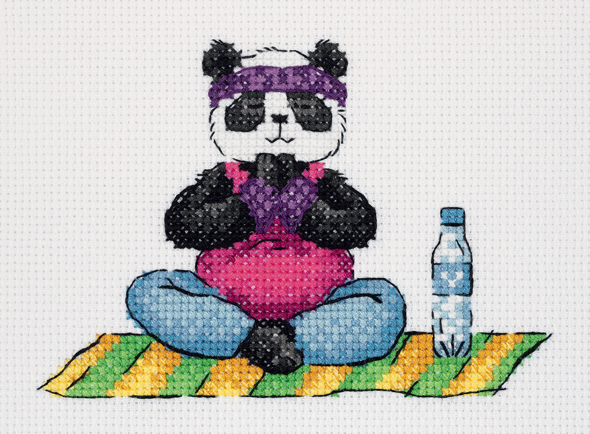 Embroidery kit Klart "Yoga" - TimeToCraft
