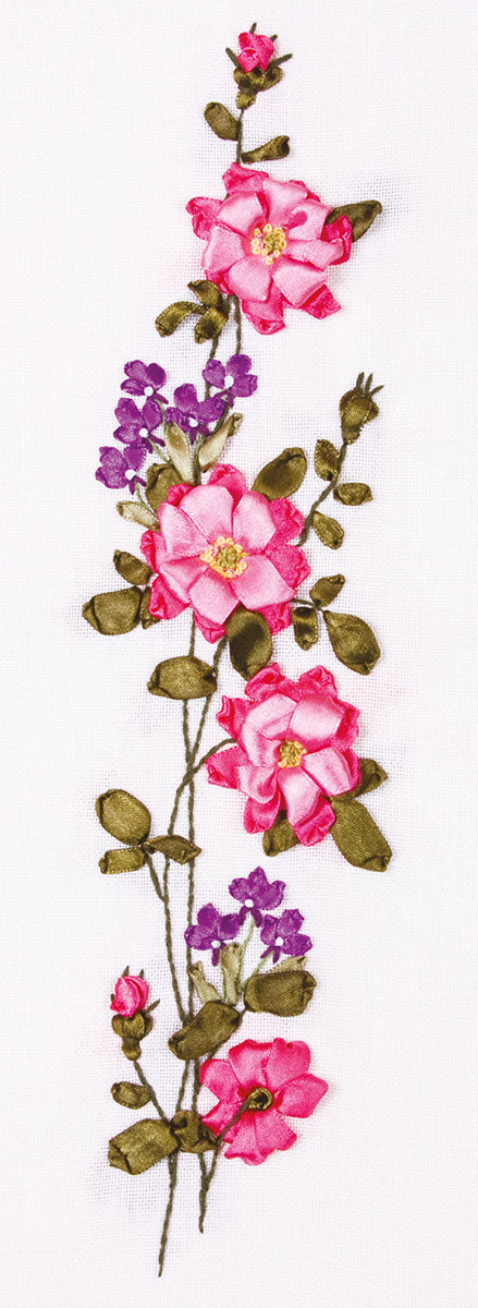 Wild Rose Embroidery Kit - TimeToCraft