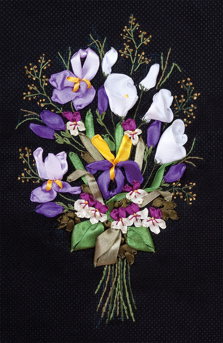 Gentle Melody Embroidery Kit, code C-1047 Panna - TimeToCraft