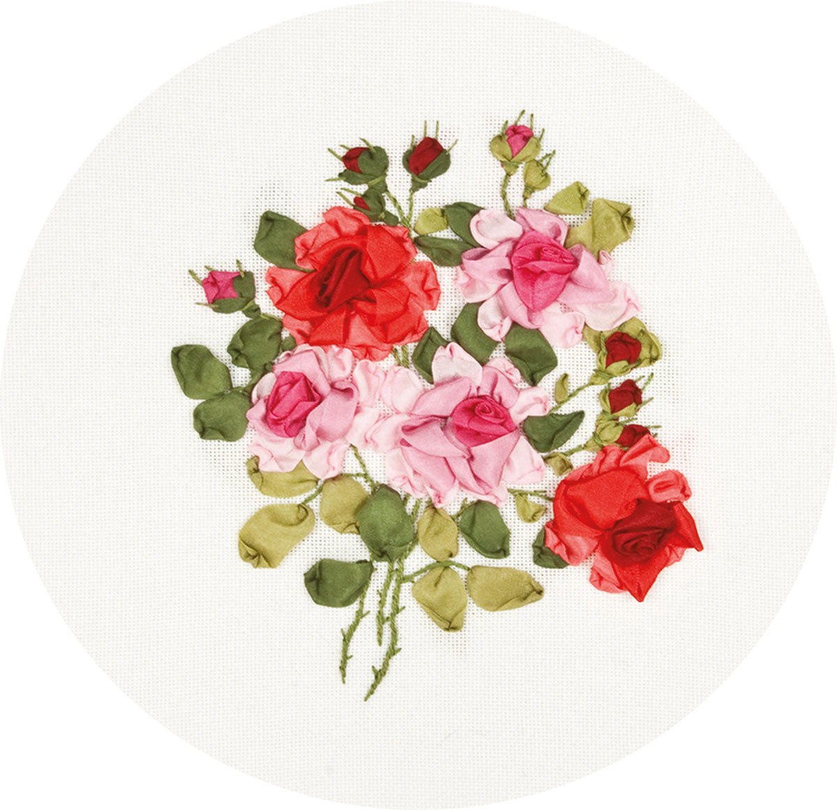 Embroidery kit Beauty of Roses - Panna - TimeToCraft