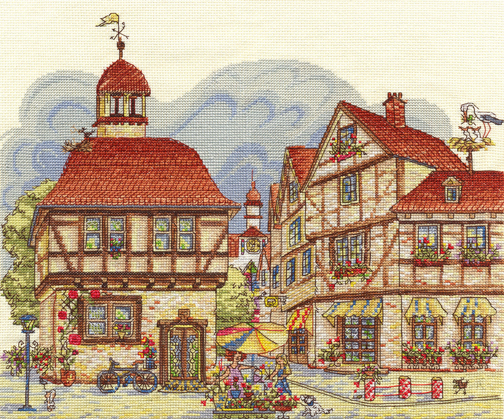 Embroidery kit "Prosperous Town"