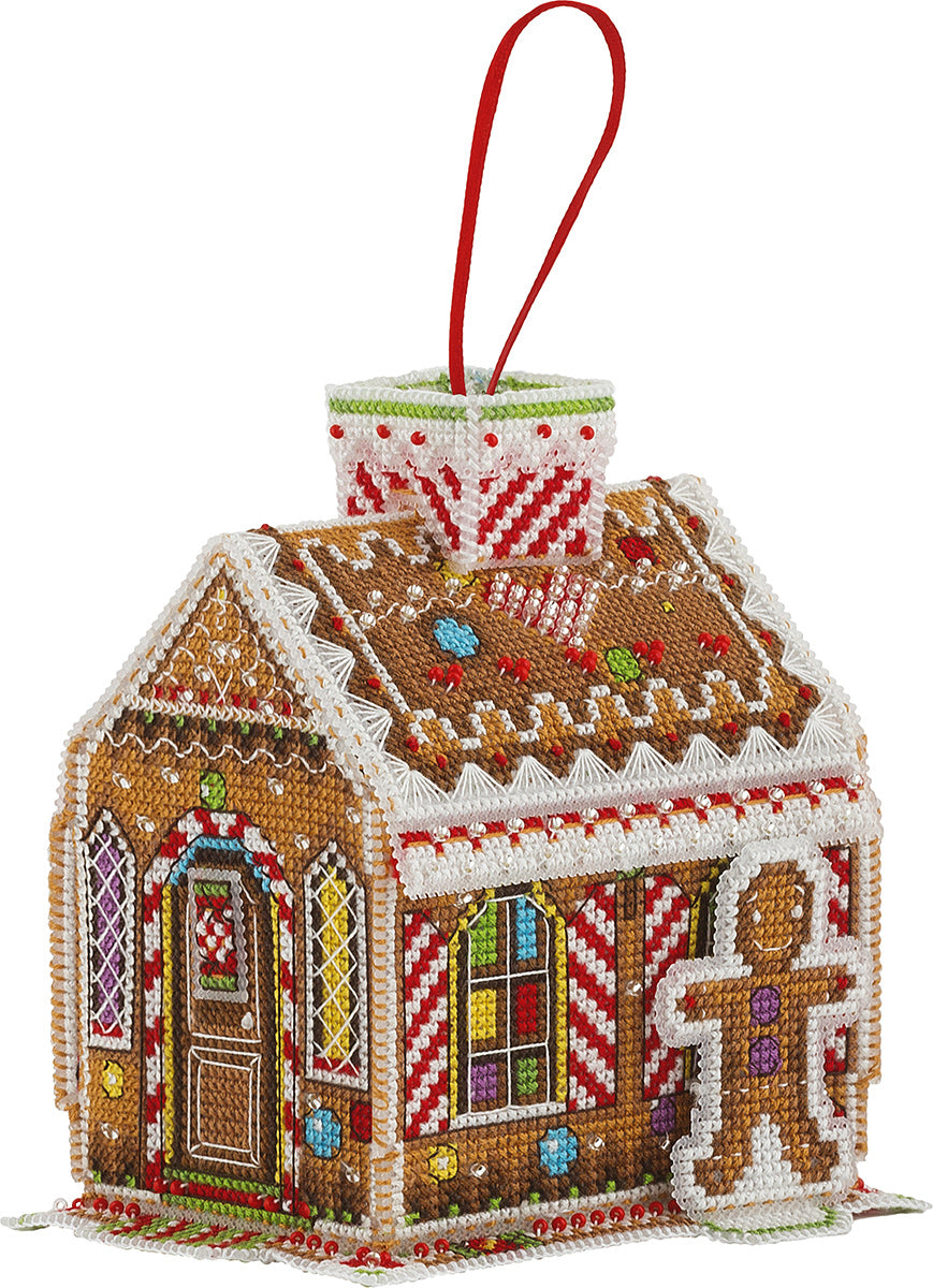 Embroidery kit PANNA "Gingerbread House" - TimeToCraft