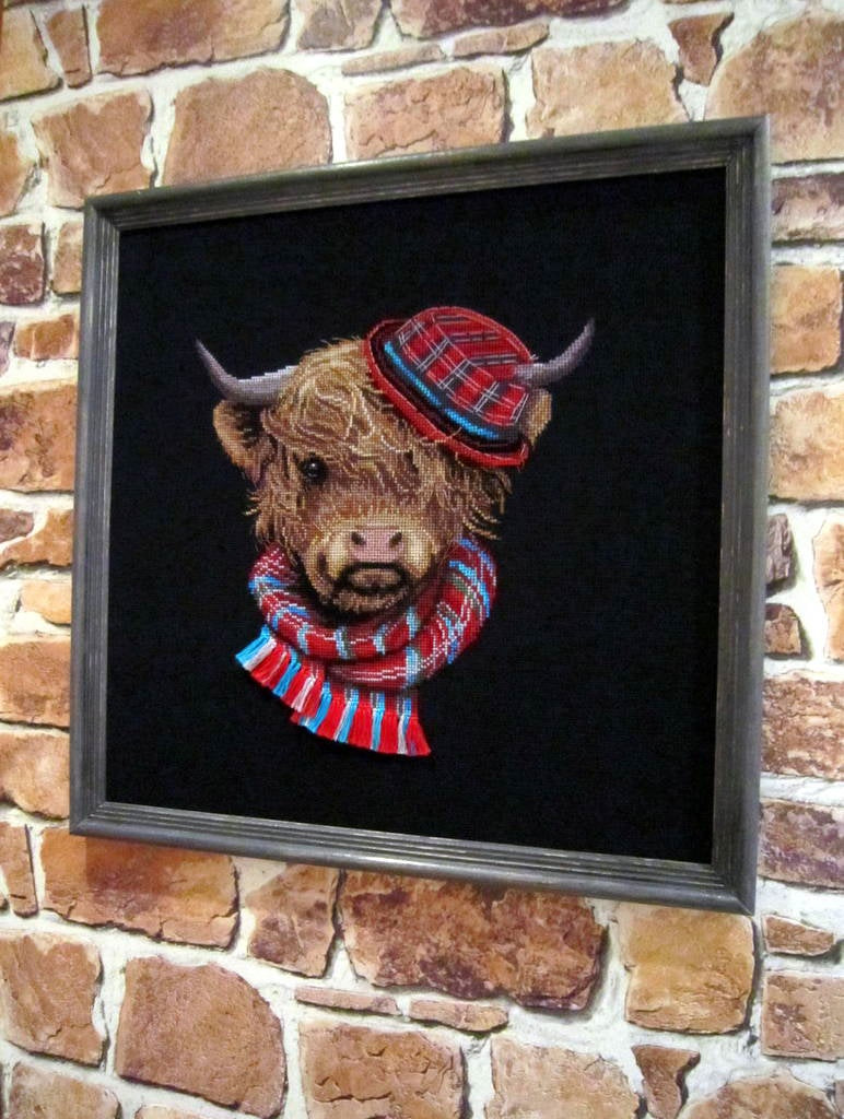 Cross stitch embroidery kits PANNA J-7202 Joe the Hipster - TimeToCraft
