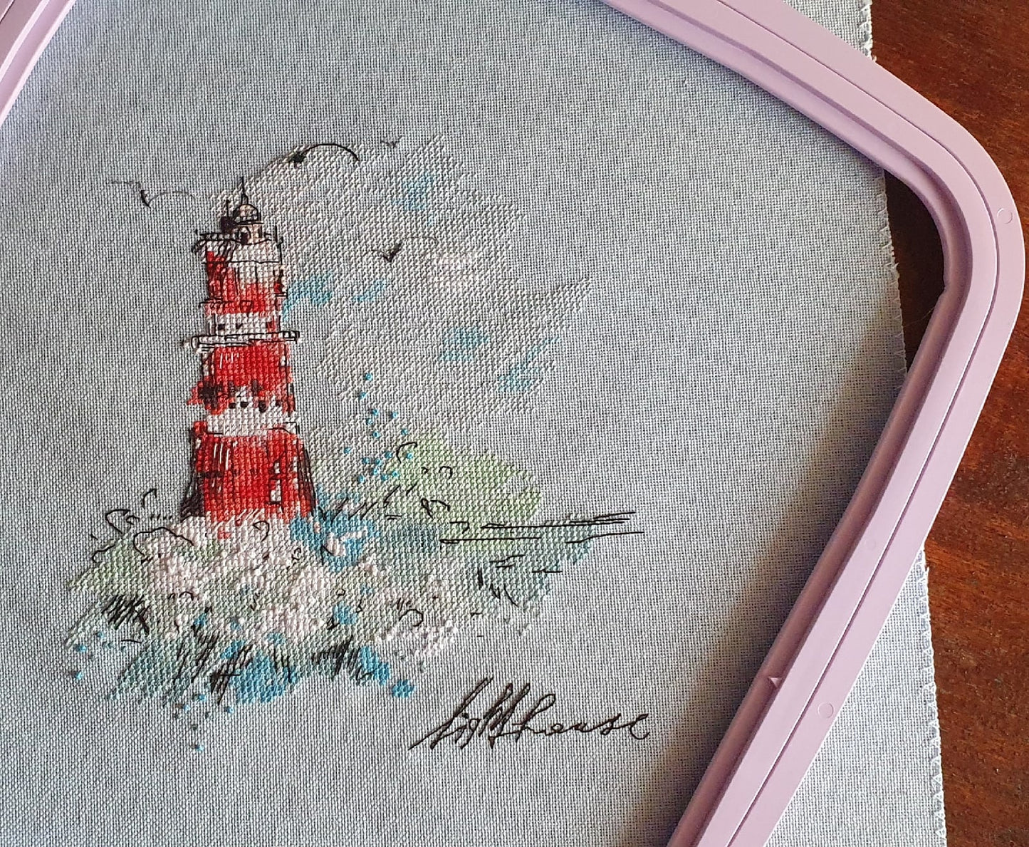 Panna counted cross stitch kit "Guiding Light" - TimeToCraft