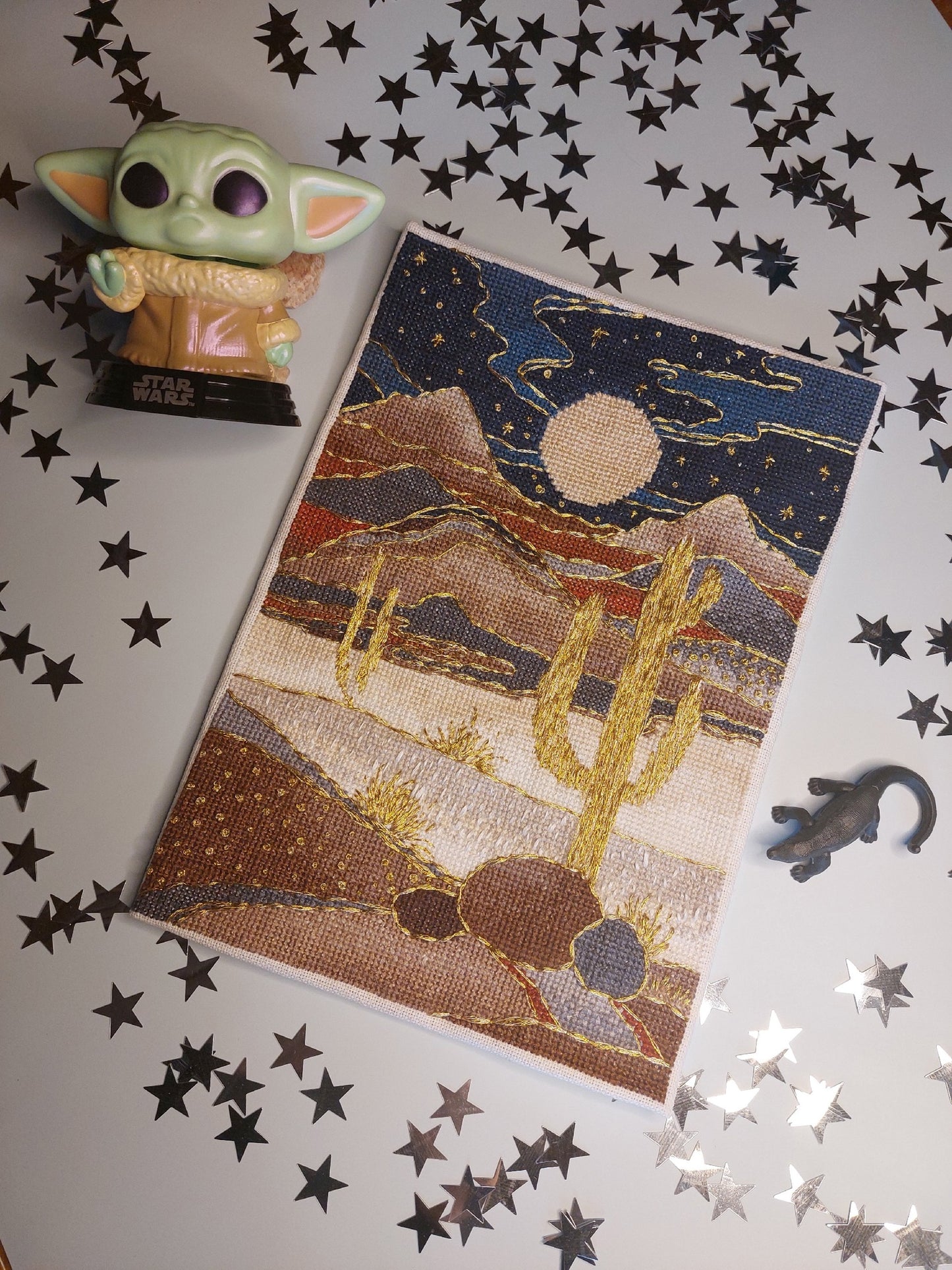 Embroidery kit PANNA "Desert landscape" - TimeToCraft