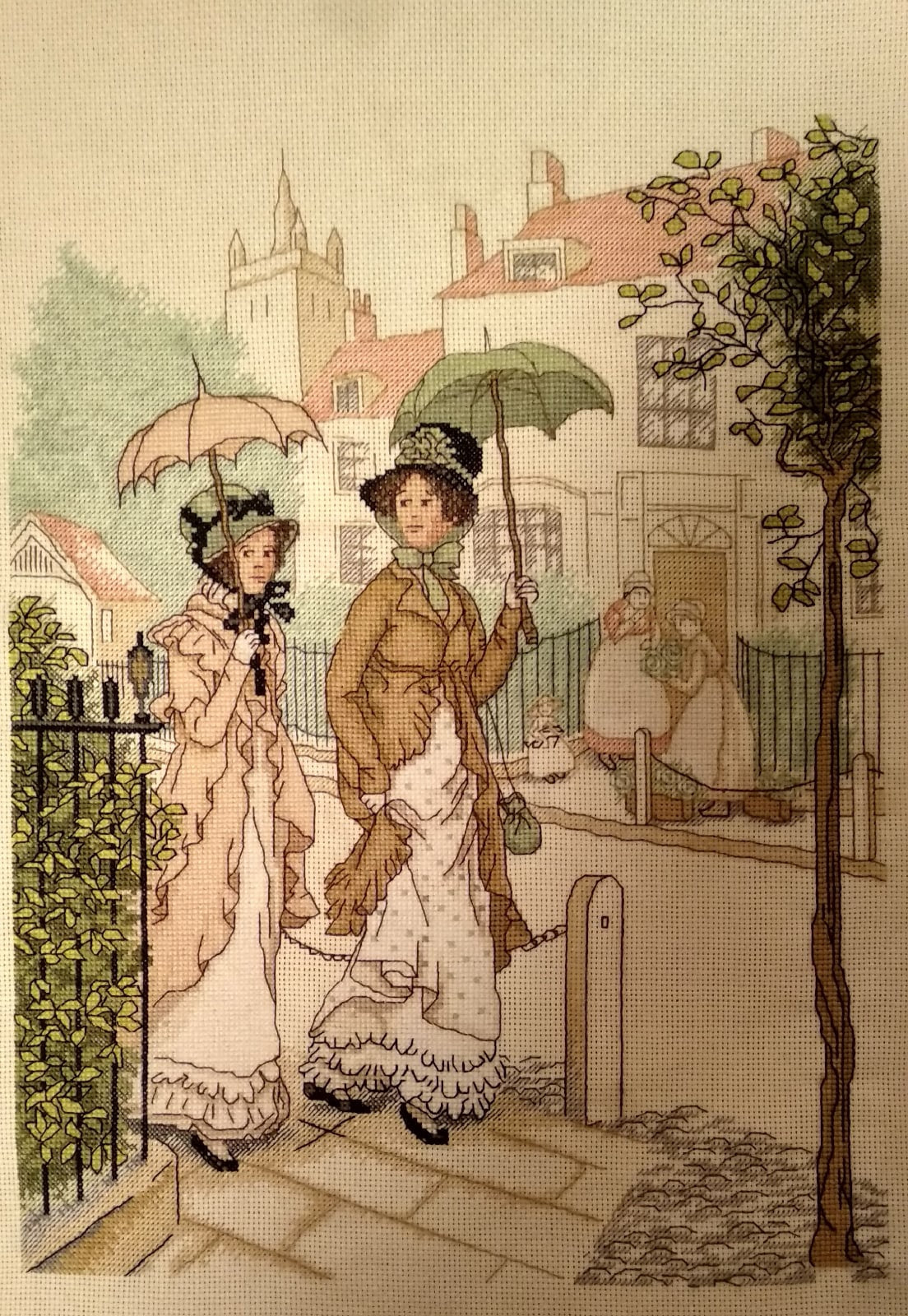 Cross stitch kit Walking Ladies - PANNA - TimeToCraft