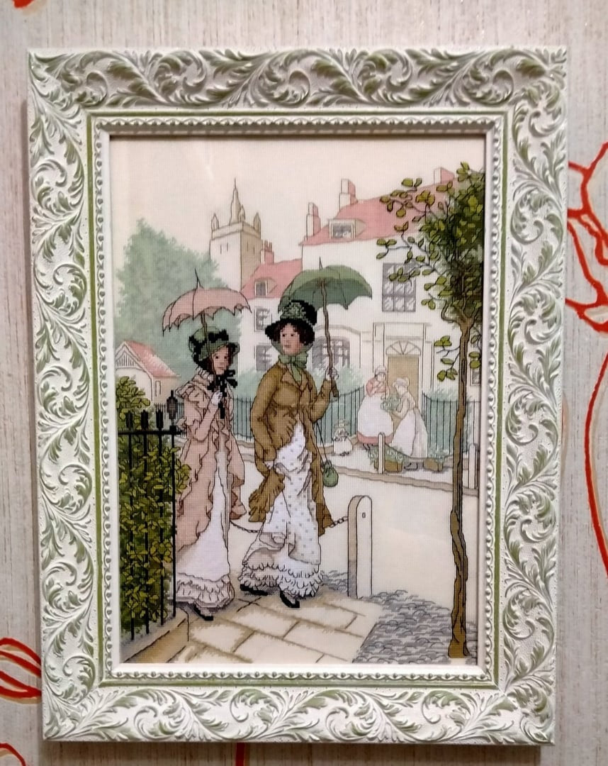 Cross stitch kit Walking Ladies - PANNA - TimeToCraft