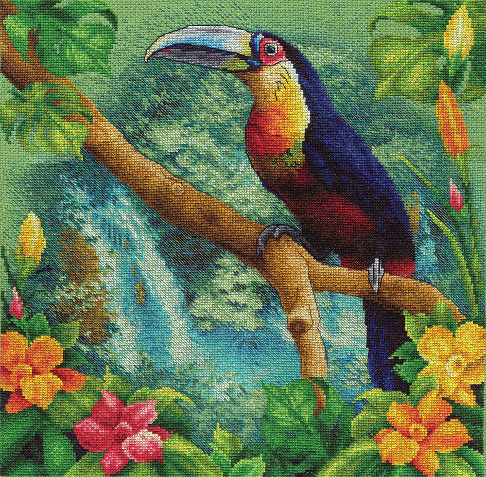Embroidery kit "By the source of the Amazon river"