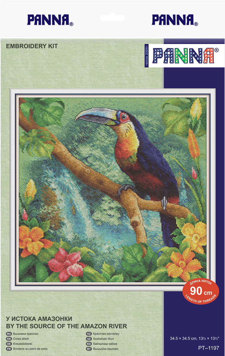 Embroidery kit "By the source of the Amazon river"