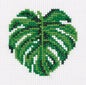 Monstera Embroidery - TimeToCraft