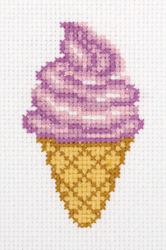 Embroidery kit Klart Ice Cream - TimeToCraft