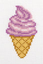 Embroidery kit Klart Ice Cream - TimeToCraft