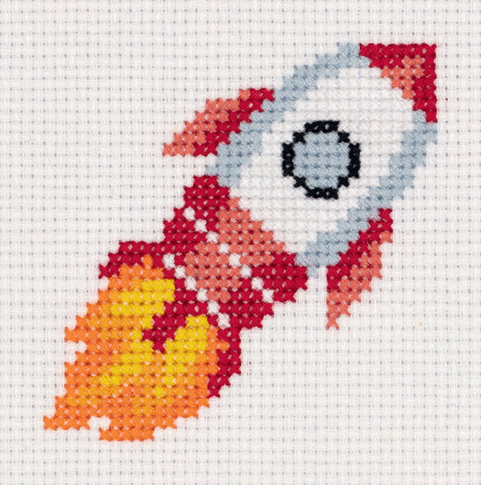 Rocket Embroidery Kit - TimeToCraft