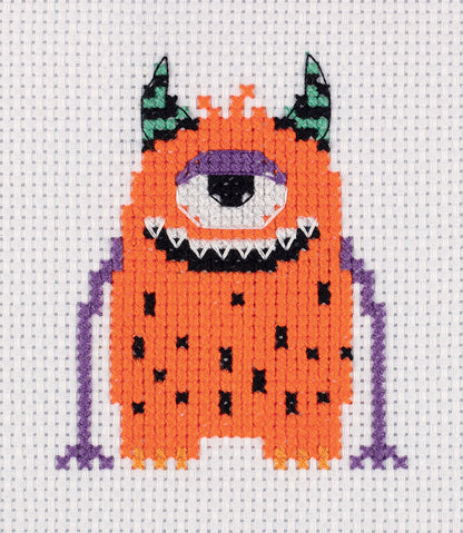Buy Set for Cross Stitching Little Monster Klart - TimeToCraft