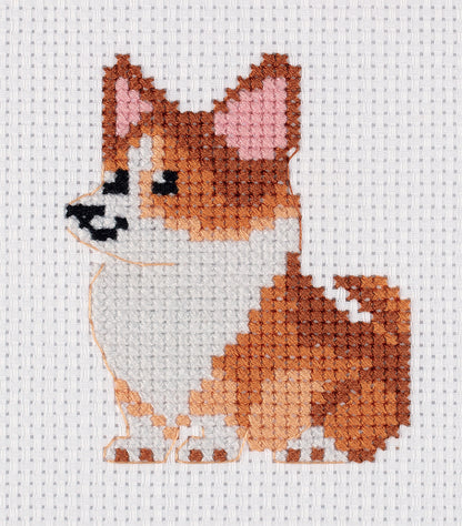 Embroidery Kit Corgi - TimeToCraft