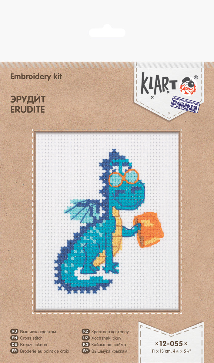 Cross stitch embroidery kits PANNA 12-055 Erudite - TimeToCraft