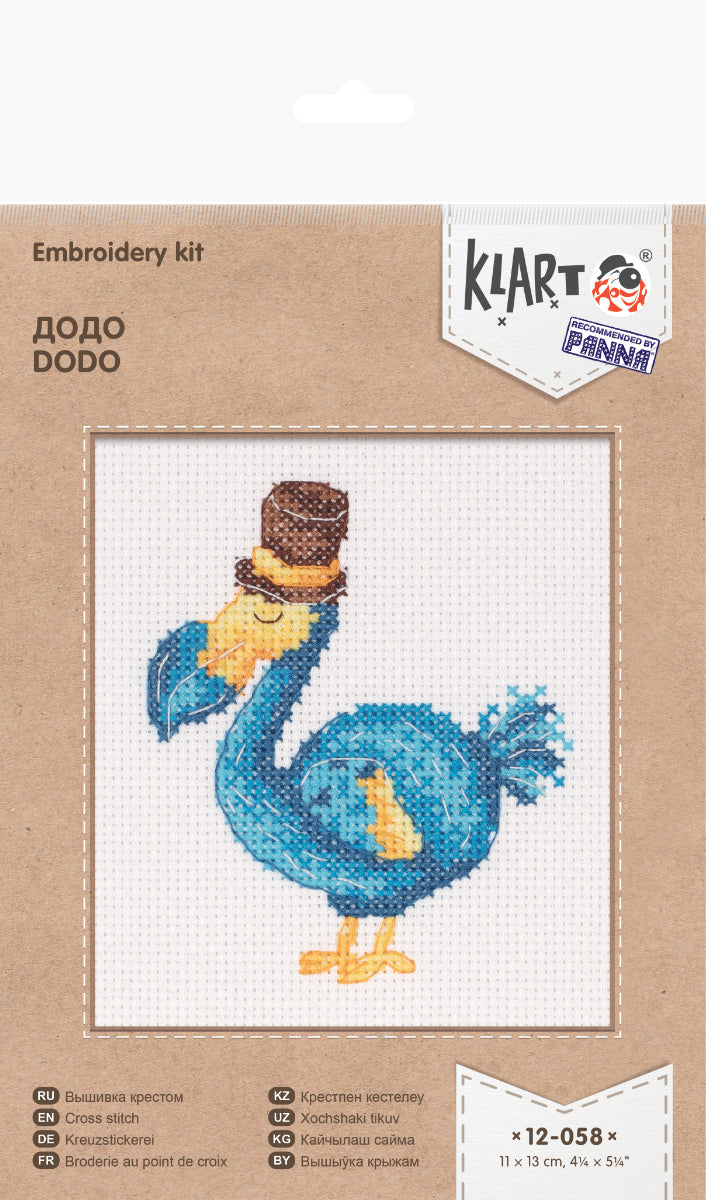 Klart counted cross stitch kit "Dodo" - TimeToCraft