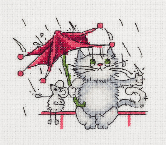 Embroidery kit Klart "Rain" - TimeToCraft