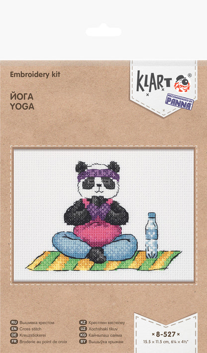 Embroidery kit Klart "Yoga" - TimeToCraft