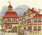 Embroidery kit "Prosperous Town"