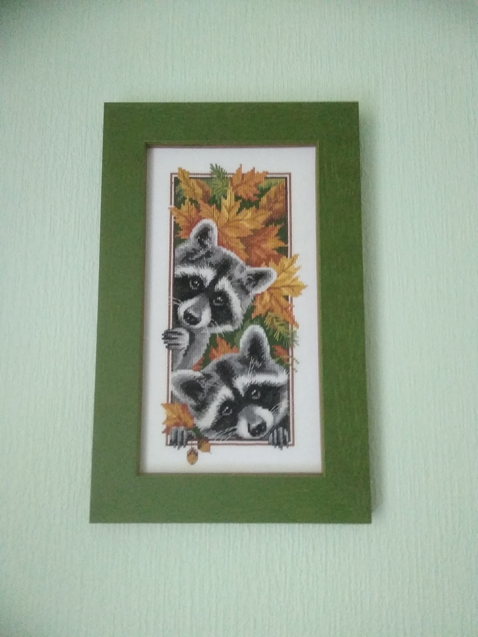 Counted Cross Stitch Kit - Curious Raccoons - TimeToCraft
