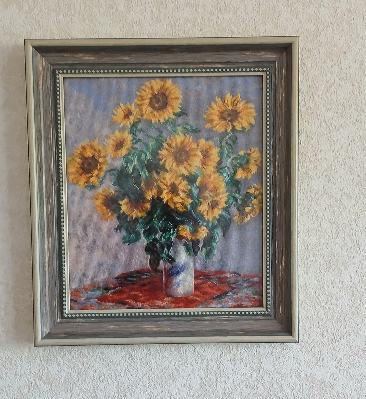 Embroidery kit "Sunflower bouquet"