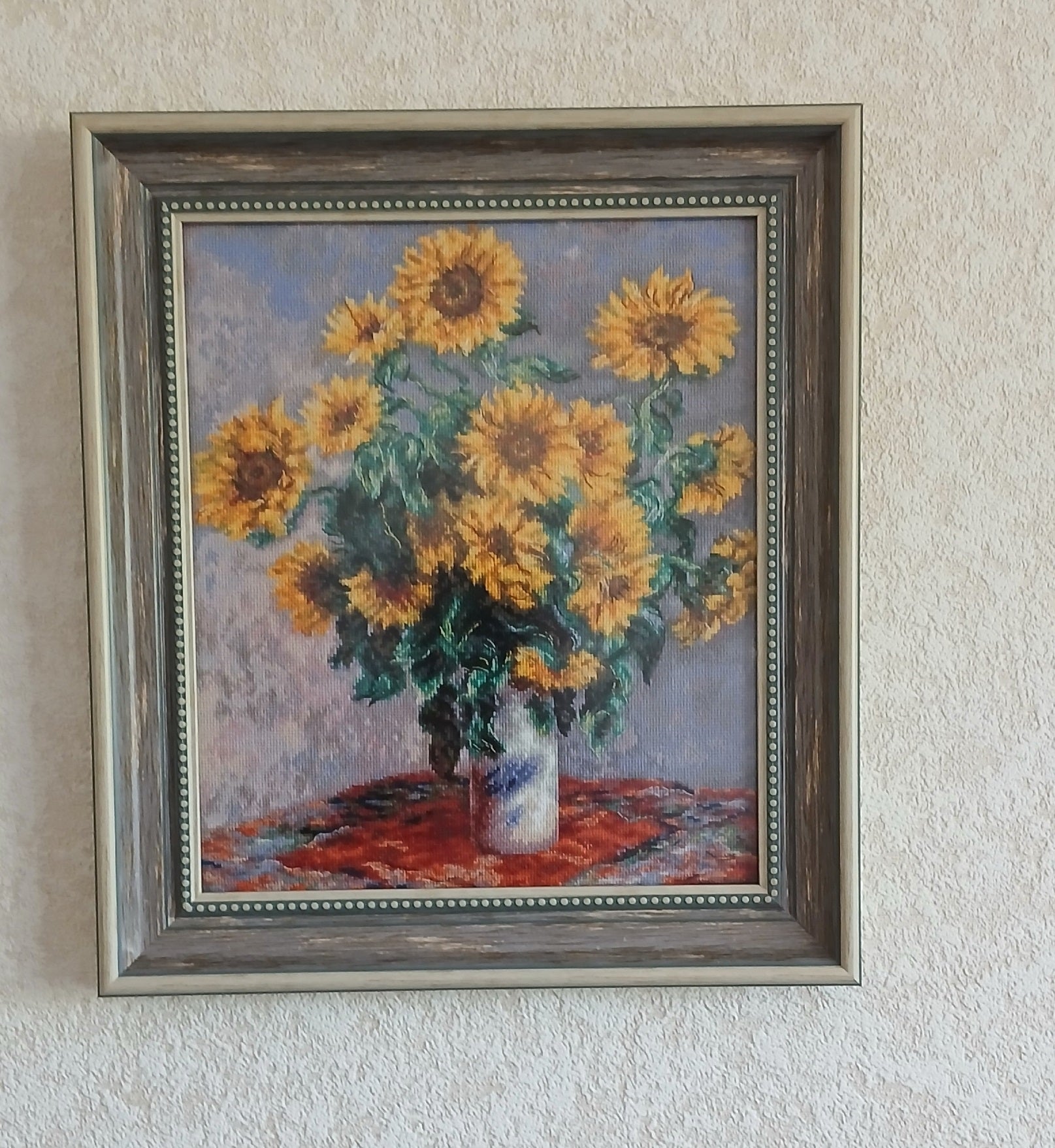 Embroidery kit "Sunflower bouquet"