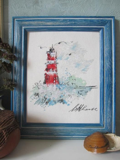 Panna counted cross stitch kit "Guiding Light" - TimeToCraft