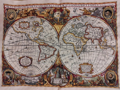 Cross stitch kit PANNA "Map of the world" - TimeToCraft