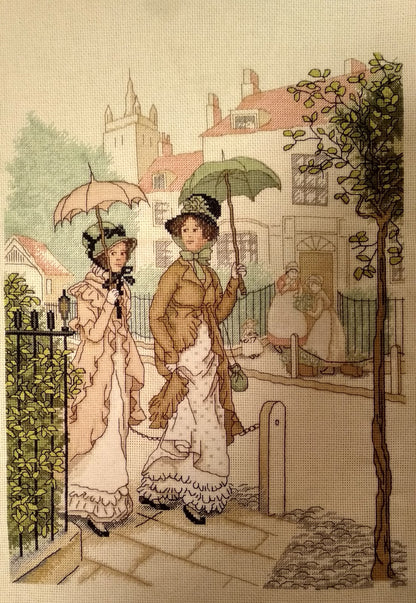 Cross stitch kit Walking Ladies - PANNA - TimeToCraft