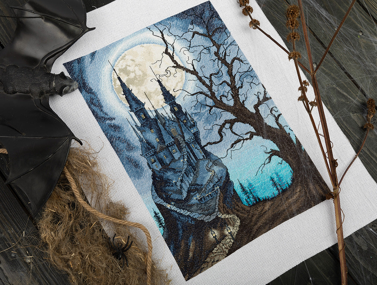 Grim Castle Cross Stitch Kit - TimeToCraft