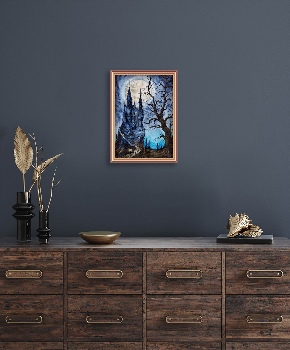 Grim Castle Cross Stitch Kit - TimeToCraft