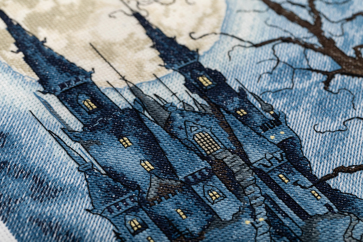 Grim Castle Cross Stitch Kit - TimeToCraft
