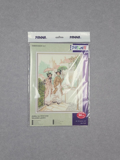 Embroidery kit PANNA "Walking Ladies"