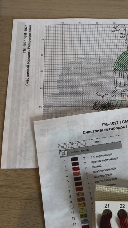 Embroidery kit PANNA "Prosperous Town"